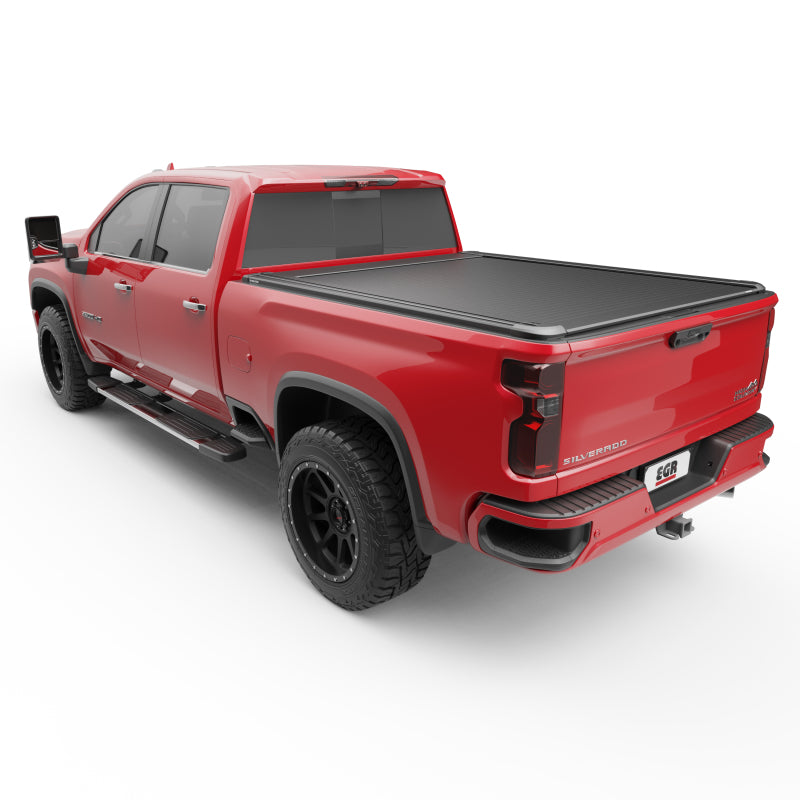 EGR RT040035E 20-24 fits Chevy Silverado / 20-24 GMC Sierra 2500HD/3500HD 6.9ft Bed RollTrac Electric Tonneau Cover