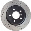 Stoptech 127.34131L 2011-2013 BMW 535i / 2012-2016 BMW 640i Slotted & Drilled Rear Left Brake Rotor