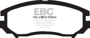 EBC DP21755 04-06 fits Hyundai Tiburon 2.7 6 speed Greenstuff Front Brake Pads