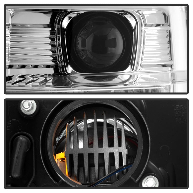 Spyder 5087744 fits Ford 08-10 F-250/350/450 V2 High-Power LED Headlights-Switc