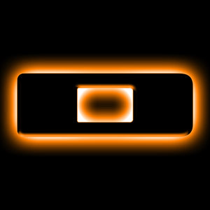 ORACLE Lighting 3141-D-005 Universal Illuminated LED Letter Badges - Matte Blk Surface Finish - D
