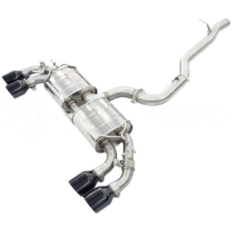Invidia HS22GFR8GV4SB 2022+ fits Volkswagen Golf R MK8 76mm R400 Valved Cat Back