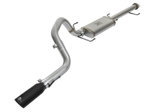 AFE 49-46028-B orce Xp 3in SS Cat-Back Single Rear Exit Exhaust w/Black Tips 07