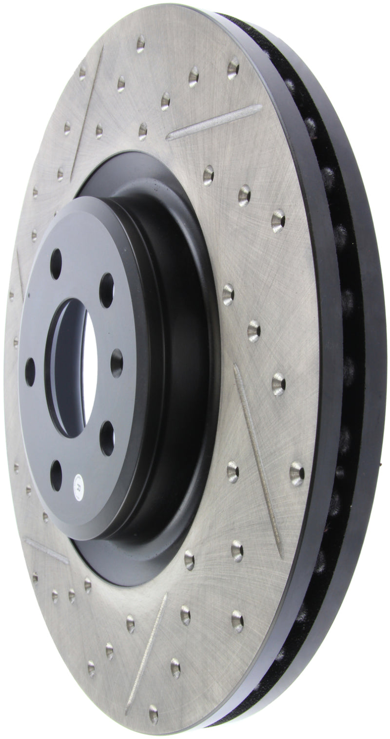 Stoptech 127.33138R Slotted & Drilled Sport Brake Rotor