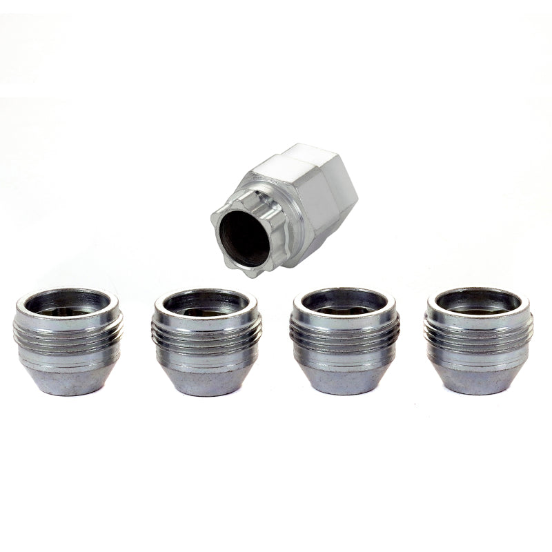 McGard 24012 Wheel Lock Nut Set - 4pk. (Under Hub Cap / Cone Seat) M12X1.5 / 19mm & 21mm Hex / .775in. L