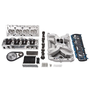 Edelbrock 2058 Power Package Top End Kit Performer RPM fits Oldsmobile 1965-1976 400-500 Big Block V8 450+ Hp