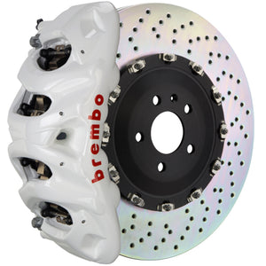 Brembo 1T1.9010A6 Brembo 08-13 M3 (E90/E92/E93) Front GT BBK 6 Piston Cast 380x34 2pc Rotor Drilled- White