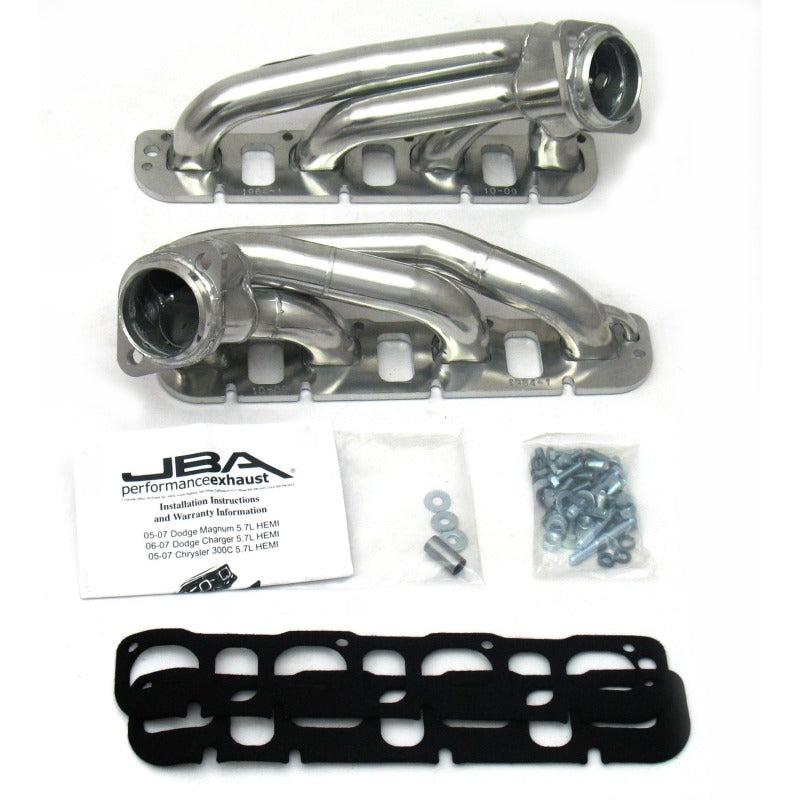 JBA 1964S-1JS fits Chrysler 09-20 5.7L HEMI 1-3/4in Primary Silver Ctd Cat4Ward Header