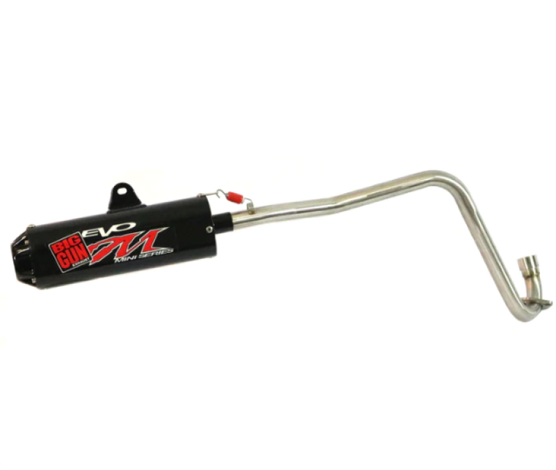 Big 10-4123-BK Gun 03-23 fits Kawasaki KLX 110/KLX 110L Evo M Series Black Out Full System Exhaust