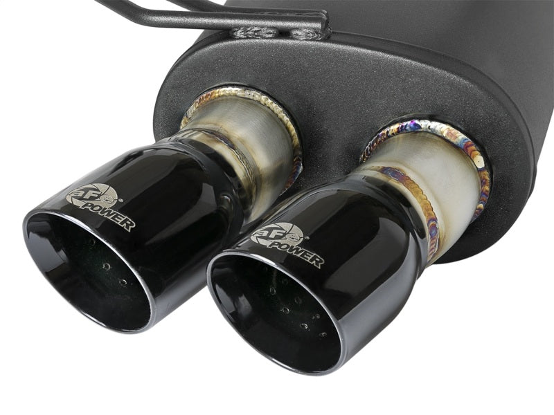 AFE 49-36339-B orce-Xp 2-1/2in 304 SS Cat-Back Exhaust w/ Black Tips 05-08 fits