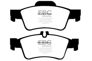 EBC DP21491 04-06 fits Mercedes-Benz CL500 5.0 Greenstuff Rear Brake Pads