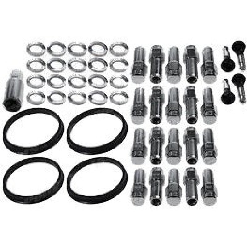 Race Star 601-1412-20 12mmx1.5 fits GM Closed End Deluxe Lug Kit - 20 PK