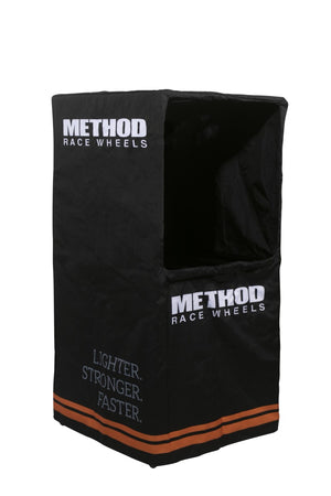 Method DP-2WHLD 2 Wheel Display Rack w/Cover (Wheels Not Included)
