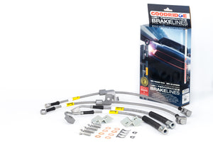 Goodridge 12366 2015 fits Ford Mustang All Models G-Stop Stainless Steel Brake