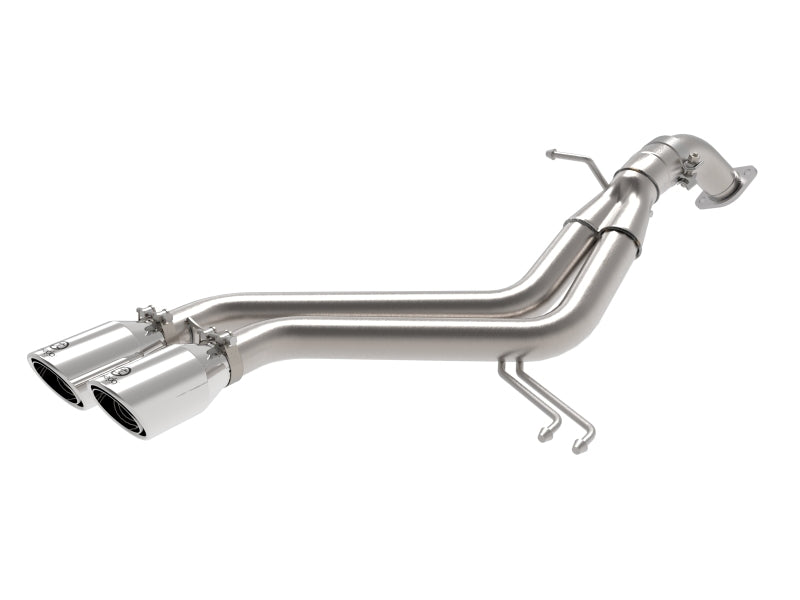 AFE 49-37019-P  13-17 fits Hyundai Veloster L4-1.6L 2-1/2in 304 SS Axle-Back Ex