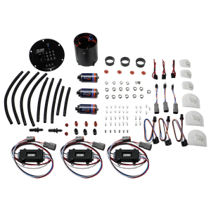 DeatschWerks 9-811-C105-7021 09-24 fits Nissan GT-R R35 X3 Triple Pump Module w/ Triple DW810 Pumps and Controllers