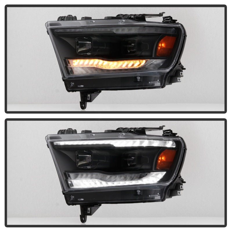Spyder 5087393 fits Dodge 19-20 Ram Halogen Model Projector Headlights Chrome P