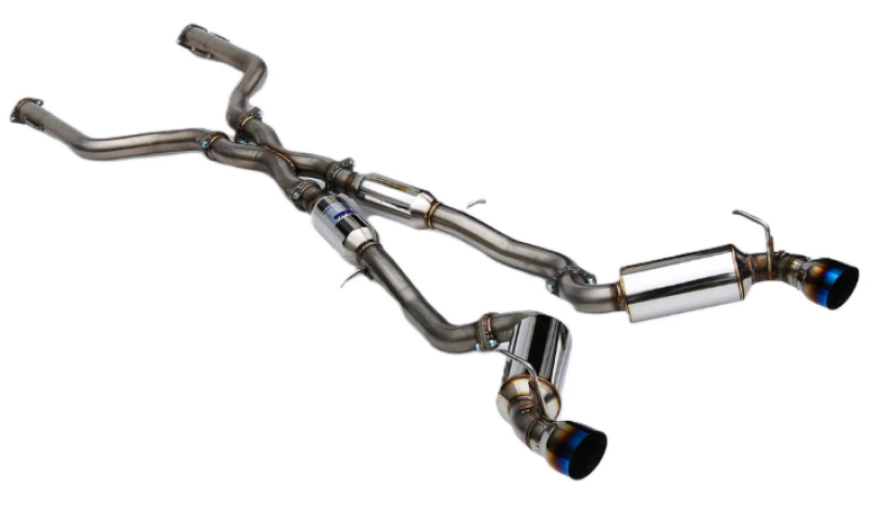 Invidia HS22N4Z7GD1STL 2022+ fits Nissan Z 70mm N1 Cat Back Exhaust - TI Tips