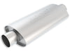 Borla 40946 XR-1 Racing Sportsman 3.5in. Outlet / 3.5in Inlet Oval Muffler - 5in Diameter x 15in Length