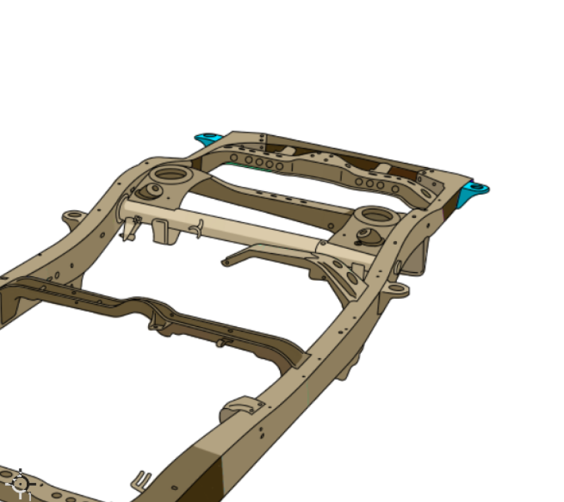 RustBuster RB8438 01-07 fits Toyota Sequoia Rear Body Mount