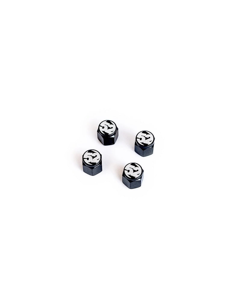 Fifteen52 52-VALVE-PACK-BLACK Valve Stem Cap Set - Black - 4 Pieces