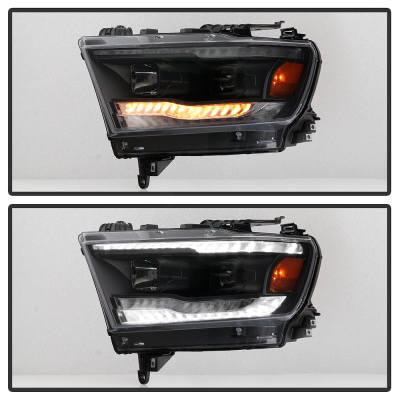 Spyder 5087393 fits Dodge 19-20 Ram Halogen Model Projector Headlights Chrome P