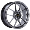 BBS RF509DBK RF 18x7.5 4x100 ET48 Diamond Black Wheel -70mm PFS/Clip Required