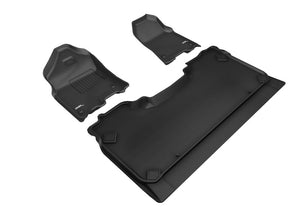 3D MAXpider 19-24 fits Dodge Ram 1500 Crew Cab W/ Bucket Front Row Kagu Black R
