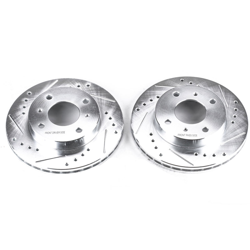 PowerStop fits Infiniti 91-96 G20 Front Evolution Drilled & Slotted Rotors -