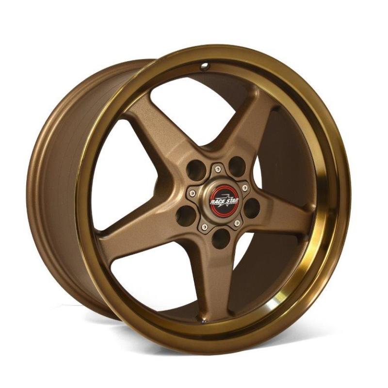 Race Star 92-705154BZ 92 Drag Star Bracket Racer 17x10.5 5x4.50BC 7.625BS Bronze Wheel