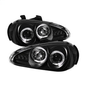 Spyder 5011503 fits Mazda 92-96 MX3 Projector Headlights LED Halo LED Black Hig