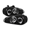 Spyder 5011503 fits Mazda 92-96 MX3 Projector Headlights LED Halo LED Black Hig