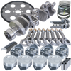 Eagle B13054L04053 fits Chevy 350 1Pc 3.750in Crank 5.700in I-Beam Rod 4.040in Pistons 153 Tooth FP Balanced Assembly