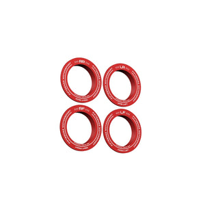 fifteen52 52-RSRRING-RED-CD-SET Holeshot RSR Center Ring - Corner Designation Set of Four - Red