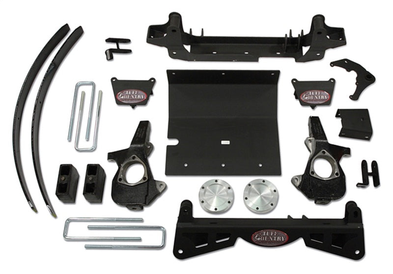 Tuff Country 14961 2006 fits Sierra 1500 4X4 4in Lift Kit (w/Multi-Piece Sub Frame w/Factory Air Ride Shocks)