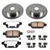 PowerStop K2431-36 06-14 fits Honda Ridgeline Rear Z36 Truck & Tow Brake Kit