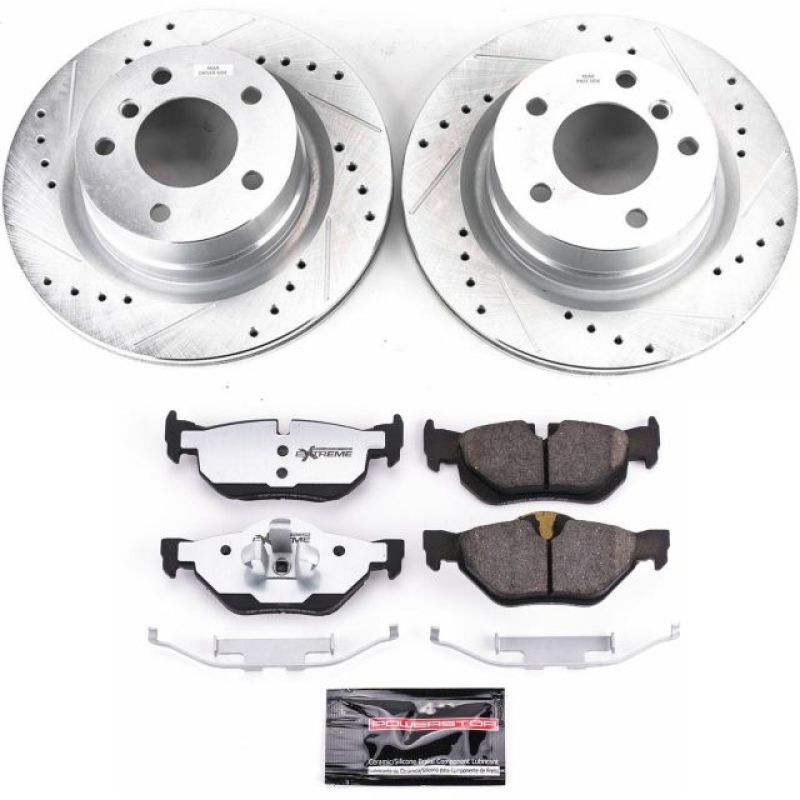 PowerStop K6348-26 10-13 fits BMW 128i Rear Z26 Street Warrior Brake Kit