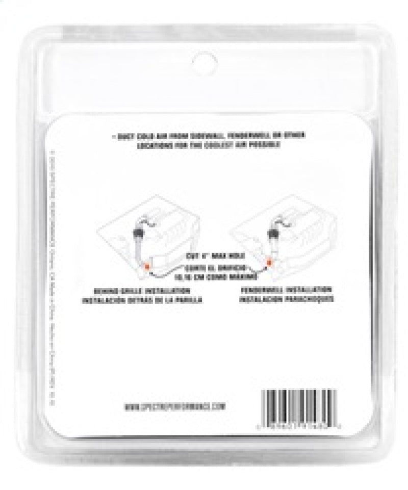 Spectre 9148 Intake Tube/Duct Mounting Plate (ABS) 4in. OD