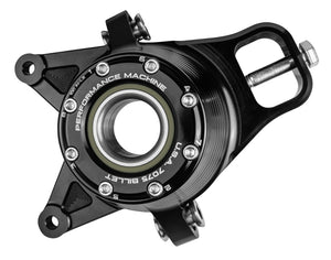 Performance 0221-1007-B Machine UTV Bearing Carrier Assembly - Black Ano