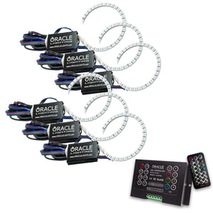 ORACLE Lighting 2421-333 Oracle fits Mazda 3 04-09 Halo Kit - ColorSHIFT w/ 2.0 Controller