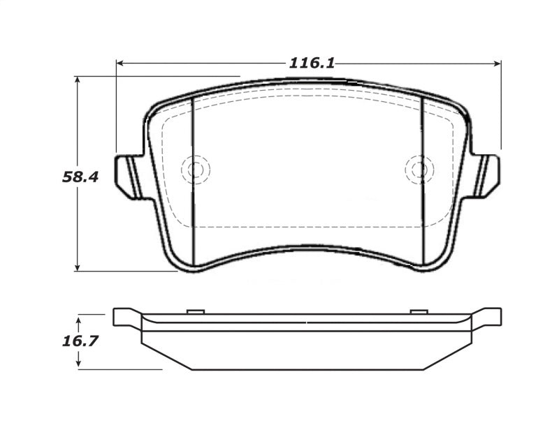 Stoptech 308.1386 Street Touring Brake Pads