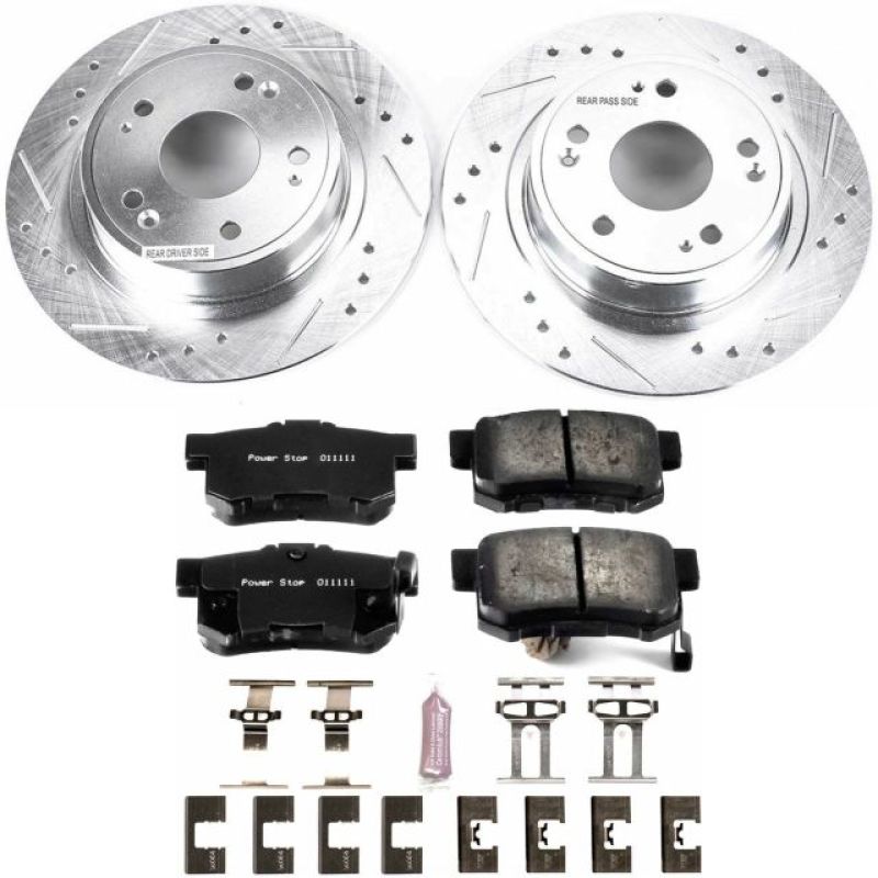 PowerStop K3128 fits Acura 16-18 ILX Rear Z23 Evolution Sport Brake Kit