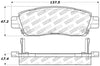 Stoptech 309.0883 Sport Brake Pads w/Shims and Hardware - Rear