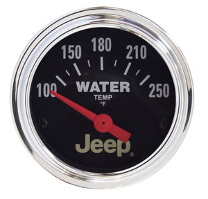 AutoMeter 880241 Autometer fits Jeep 52mm 100-250 Deg F Short Sweep Electronic Water Temperature Gauge