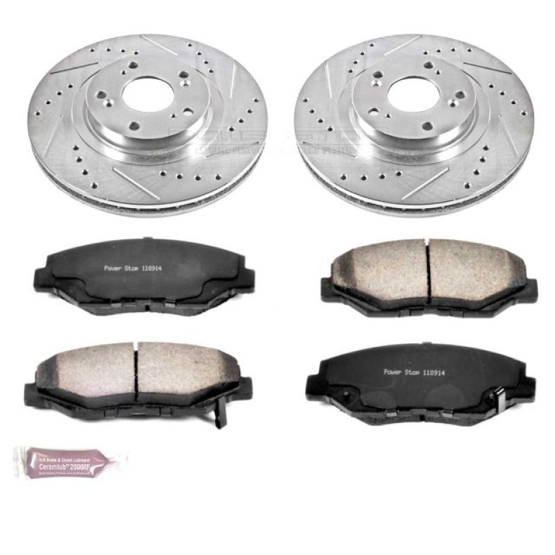 PowerStop K3055-36 13-15 fits Acura ILX Front Z36 Truck & Tow Brake Kit