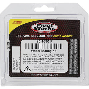 Pivot World 25-1690-P Beta Wheel Bearing Kit Premium Bearings