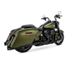 Vance & Hines HD M8 Touring Blackbird 450 Slip-on Exhaust - Wrinkle Black