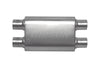 Gibson 55105S CFT Superflow Dual/Dual Oval Muffler - 4x9x13in/2.25in Inlet/2.25in Outlet - Stainless