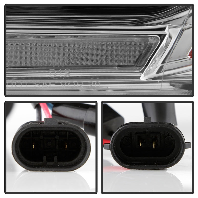 Spyder 5088277 fits Dodge 11-13 Durango Halogen Model Only Projector Headlights