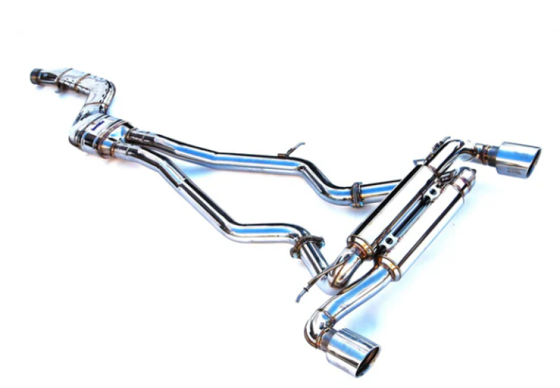 Invidia HS19TSP4VGMIRS 2019+ fits Toyota Supra Gemini w/ Valve Rolled SS Tip Cat